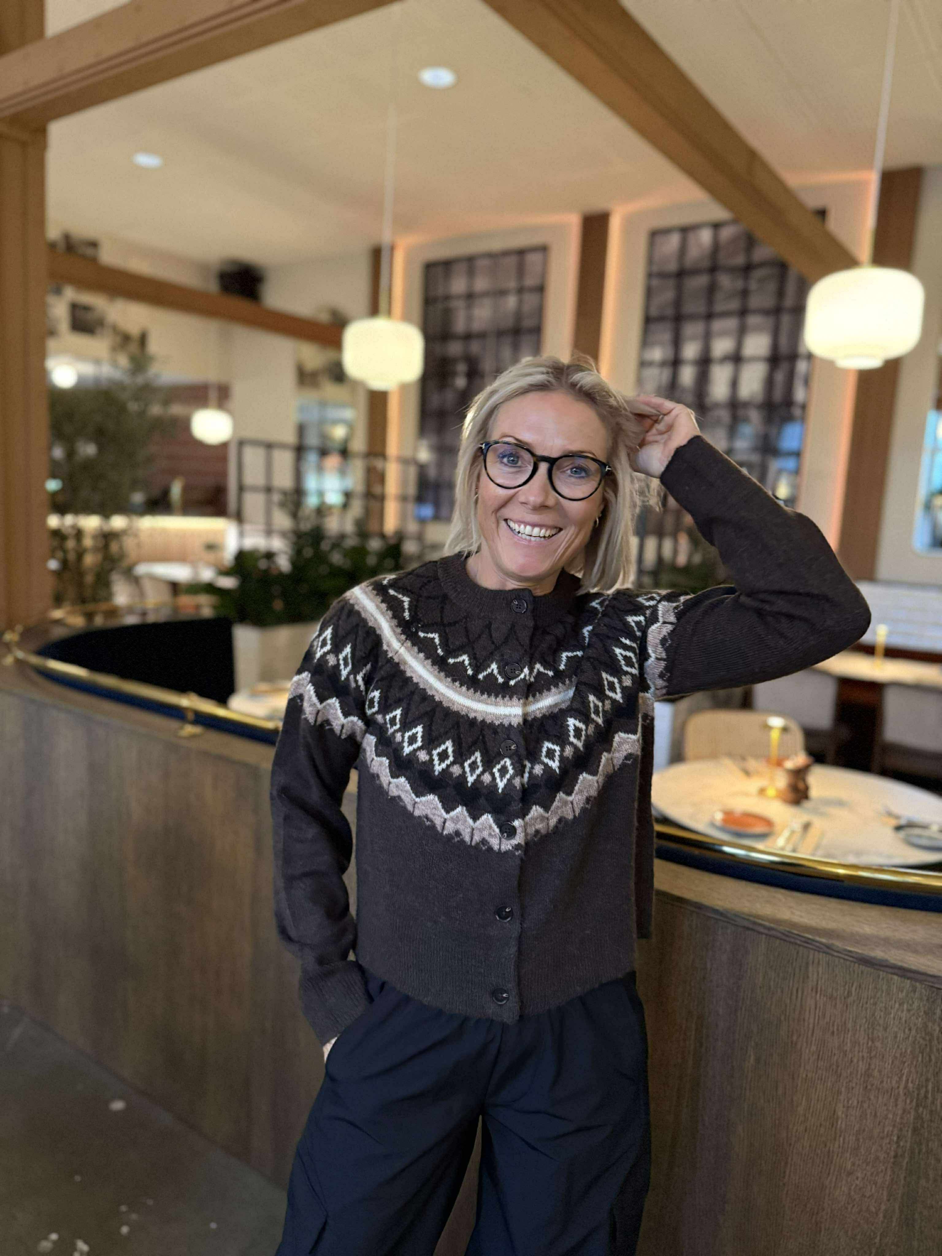 VMTAMMY Knit Cardigan - Chocolate Torte